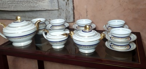 Service thé porcelaine - , de