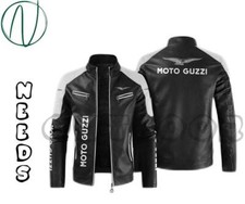 MOTO GUZZI BLACK LEATHER