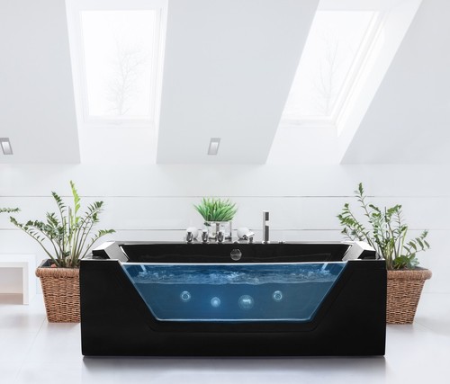 Whirlpool baignoire noir - whirlpool,