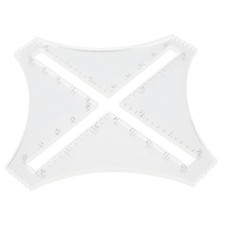 Quilting Ruler DIY Transparent Plastic FourCorner Templates Set For Craft