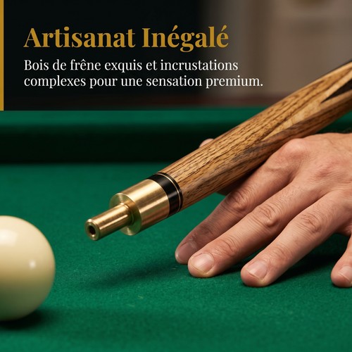 Queue billard en frêne - billard, 3/4