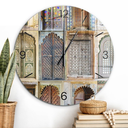 Horloge murale verre - horloge,
