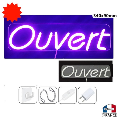 Panneau enseigne lumineuse