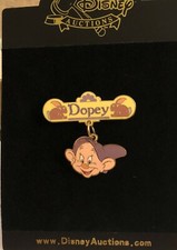 New! Rare Disney Pendant DOPEY