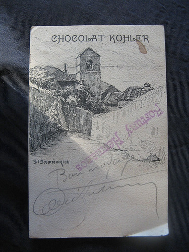 0165 cpa publicite chocolat - "0165",