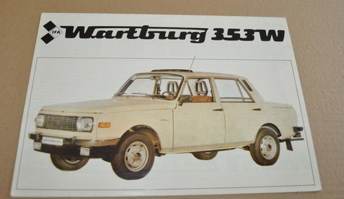 1982 wartburg 353w ddr - wartburg,