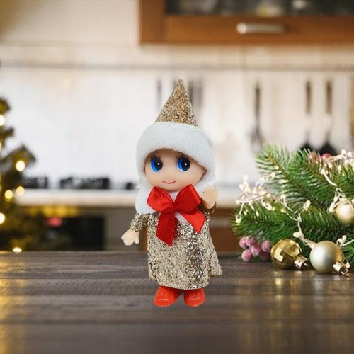 Mini poupée elfe noël - poupée,