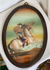 PEINTURE Fixée Sous Verre