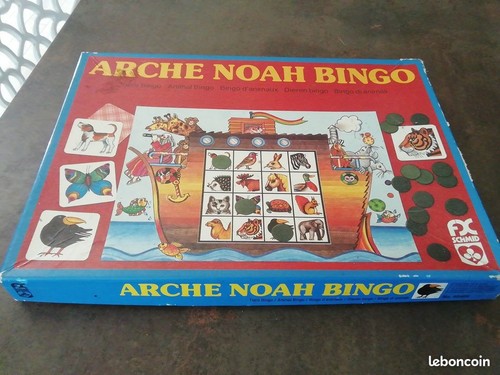 Ancien jeu bingo animaux - ancien,