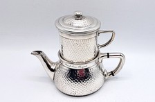 Art Deco Wiskemann Silver Metal Richelieu Palace Coffee Maker