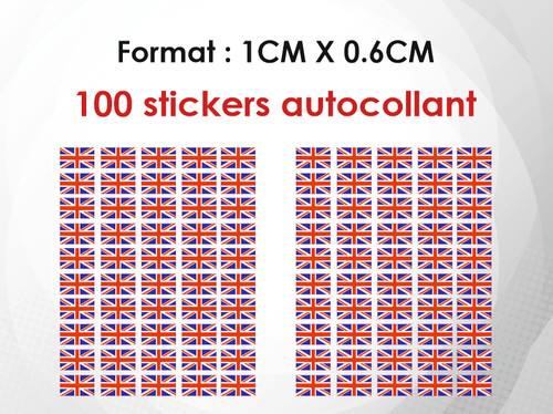 100 stickers mini petit
