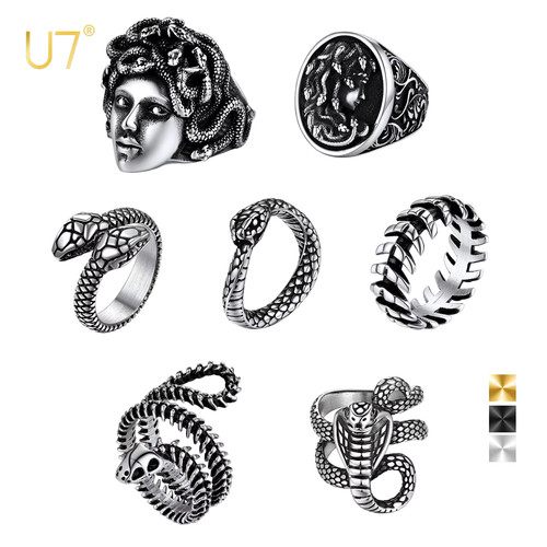 Bague serpent ouroboros - ouroboros, acier