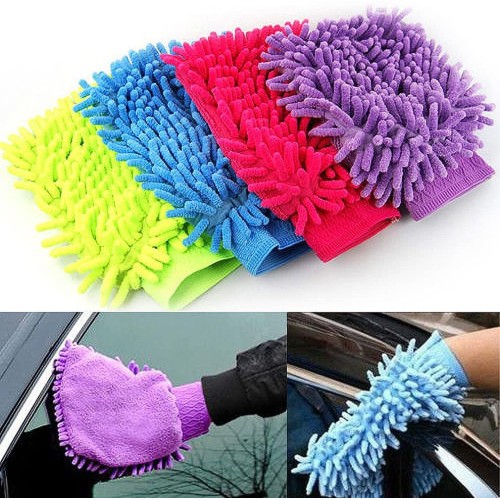 Gant chenille microfibre - gant,