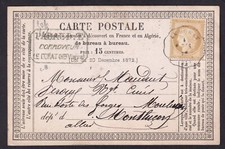 Carte précurseur LE DORAT pour Montluçon-Cachet convoyeur station sur n°55