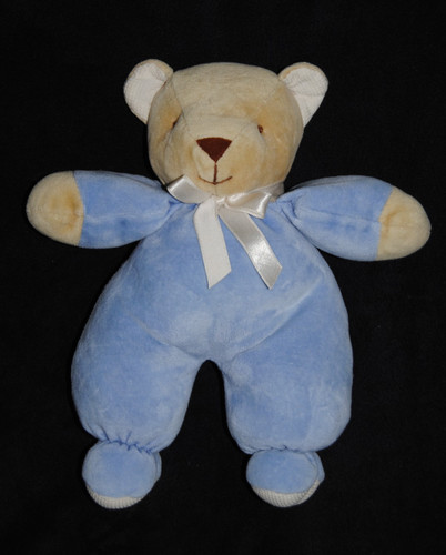 Doudou ours bleu noukies - 🍀doudou,