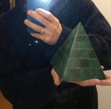 Pyramide vintage malachite et