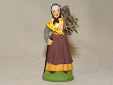 OLD SANTON DE PROVENCE SIGN MARCEL CARBONEL WOMAN IN BUNDLE N°1 SIZE 2 7CM