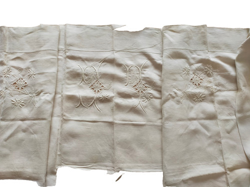 Piece drap brode lin - drap,