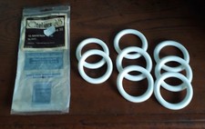 Lot de 8 anneaux de rideaux