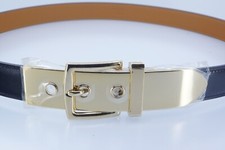 Ceinture Hermès - Ceinture Java - Plaqué or/cuir - 85 cm - Neuve, ensemble co...