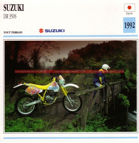 Suzuki 350 dr350 dr350s - dr, s