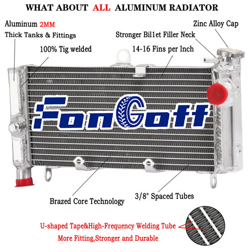 Radiateur aluminium pour - en,