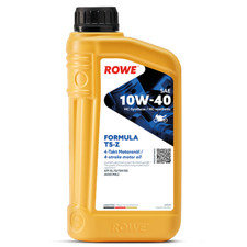 10W-40 4-stroke engine oil 1 liter Rowe Hightec Formula TS-Z motorcycle oil JASO MA2