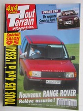 TOUT TERRAIN N° 63 /spécial salon 95,tous les 4X4 à l'essai/RANGE ROVER