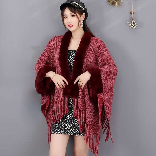 Femme poncho tricot - femme,
