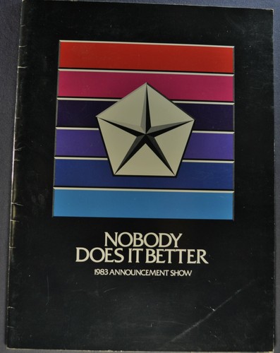 1983 dodge marketing intro 600 - marketing,