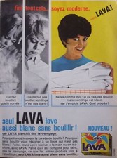 LAVA WASHING MACHINE LAUNDRY WHITE ADVERTISING WITHOUT BOILING 