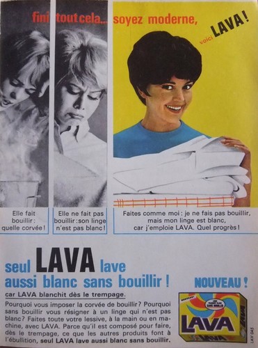 Publicité lessive lava lave - lessive,