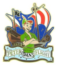 2013 Disney Attraction Series Peter Pan's Flight Pin Rare