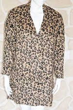 Manteau motif léopard neuf taille L marque Sweewë étiqueté 69€ (bl)