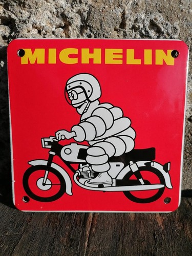 Plaque émaillée michelin - émaillée,