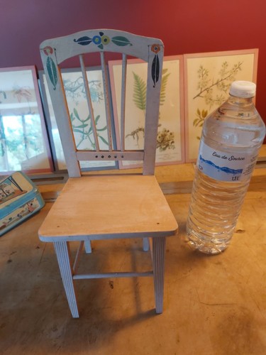 Chaise poupée ancienne - , bois