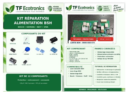 Kit réparation carte - kit,