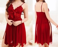 LINGERIE ROSSO BODY STRING INTIMO DONNA BODYSUIT SEXY SOUS VÊTEMENT FEMME # 2