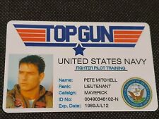 Top Gun Lot 1x each Maverick, 1x Goose, 1x Iceman UNITED STATES NAVY / ID Card