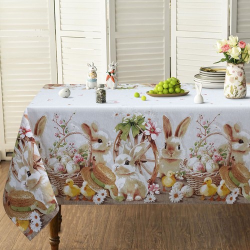 Nappe pâques coton - de,
