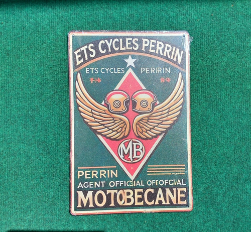 Plaque métallique décorative