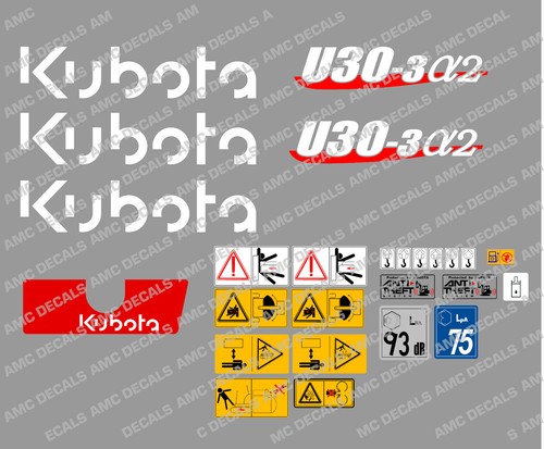 Kubota u30 3a2 - kubota, mini