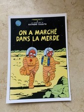 CARTE POSTALE 15X10 TINTIN