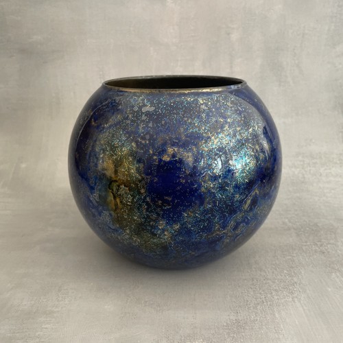 Vase boule laque line - laque, jean