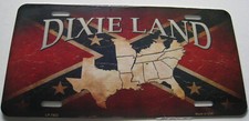 PLAQUE AUTO   USA  DIXIELAND -