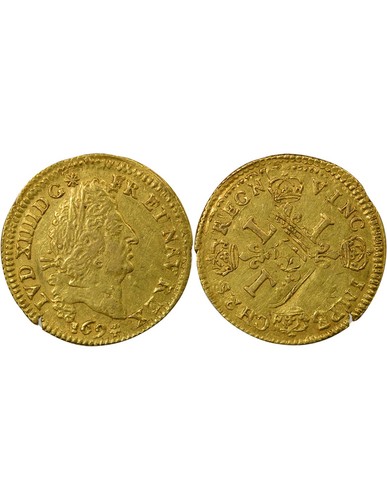 France louis xiv 2 - louis, 1/2