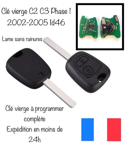 Clé vierge transpondeur - clé,