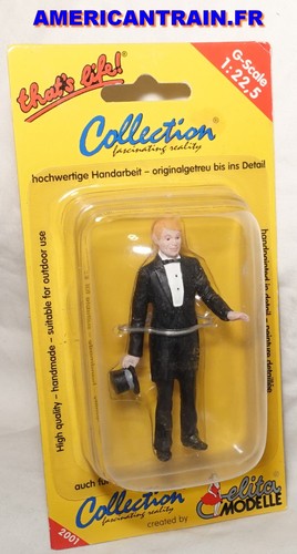 Figurine homme smoking - figurine, noir