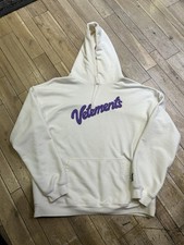 Size S - Vetements Candy Logo Hoodie White / Purple