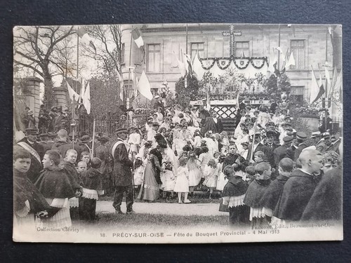 Carte postale ancienne précy - postale,